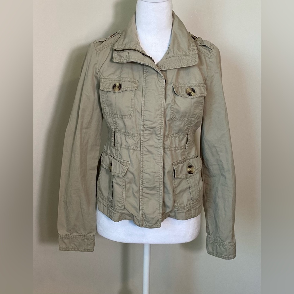 Khaki Jacket Size Small Womens